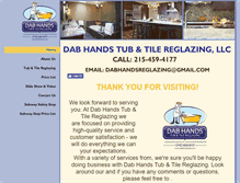 Tablet Screenshot of dabhandstub.com